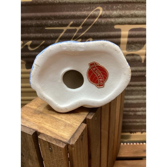 Sanmyro Vintage Mary Nativity Figure Christmas Decor Painted Porcelain 4" Japan - Picture 5 of 10